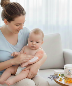 קרם סבוריאה לגוף לתינוק אמריו טיפול טבעי באדמומיות ויובש