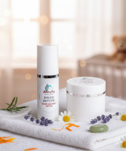 סט קרם פנים לתינוק וקרם החתלה