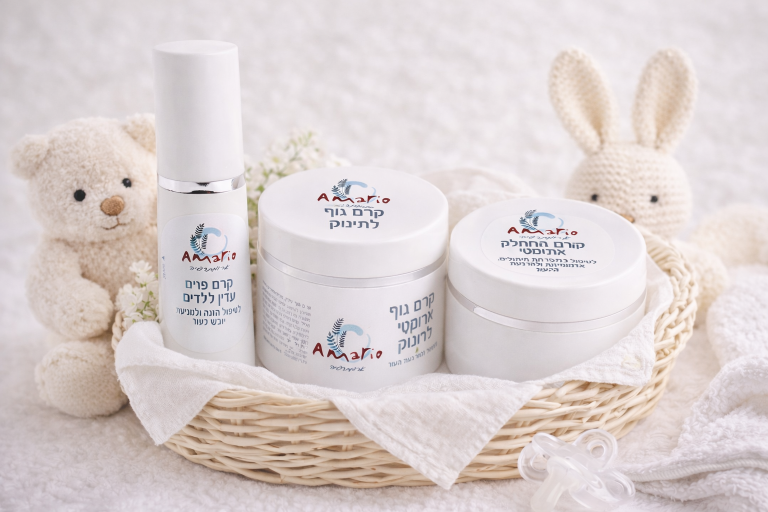 מארז טיפוח טבעי ומרגיע לתינוק הרך